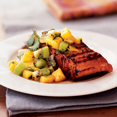 salmon mango kiwi